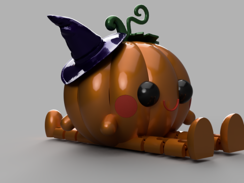 Dual-Face Pumpkin Buddy Modèle 3D