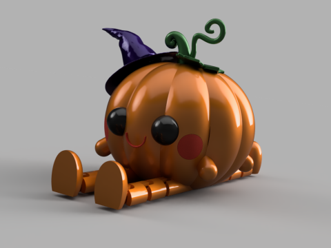 Dual-Face Pumpkin Buddy Modèle 3D
