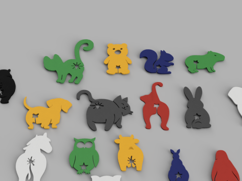 Funny Animal Bag Clips Set 3D मॉडल