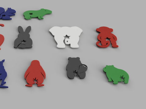 Funny Animal Bag Clips Set 3D मॉडल