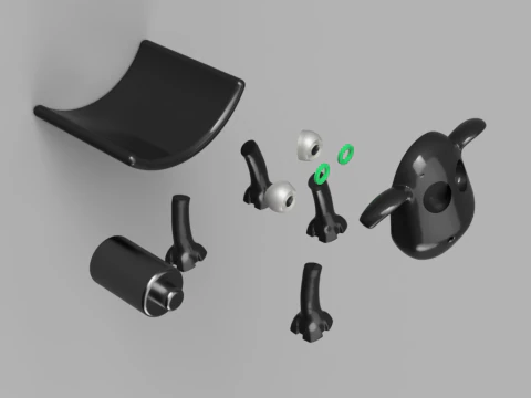 Sheep Toilet Paper Holder 3D Model