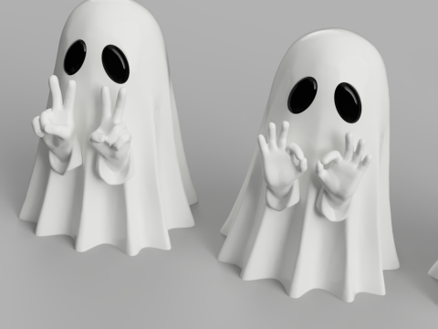 Spooky Ghost Gang 3D 模型
