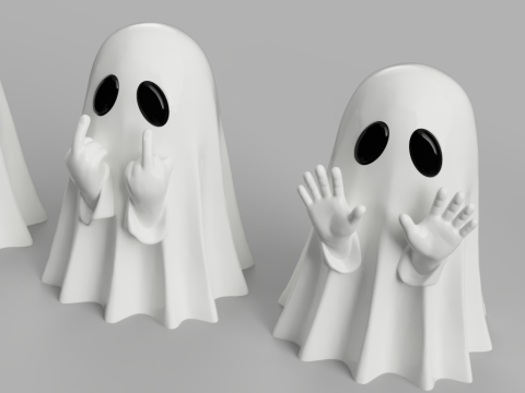 Spooky Ghost Gang 3D 模型