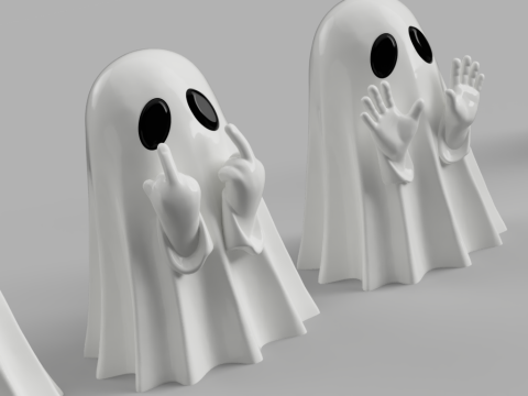 Spooky Ghost Gang 3D 模型