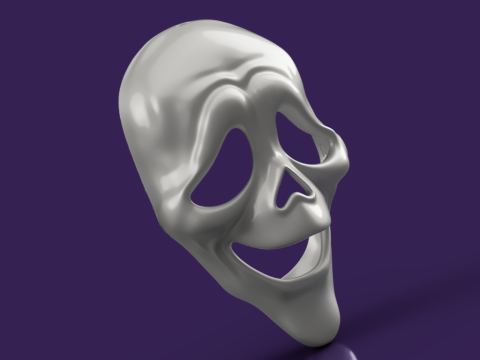 Scream Ghostface Masks 3D मॉडल