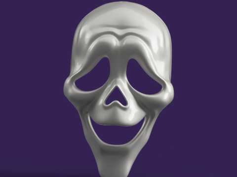 Scream Ghostface Masks 3D मॉडल