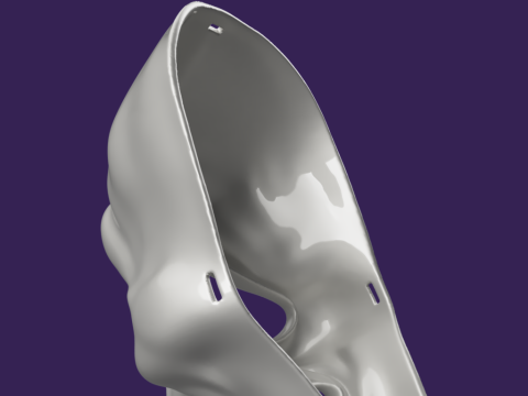 Scream Ghostface Masks 3D मॉडल