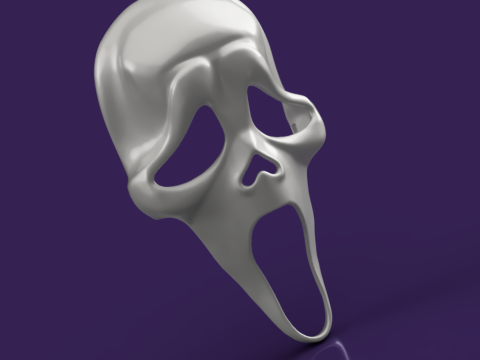 Scream Ghostface Masks 3D मॉडल