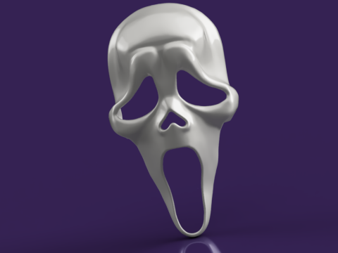 Scream Ghostface Masks 3D मॉडल