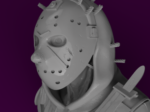 Horror Icons 3D Bust Collection Modello 3D