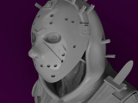 Horror Icons 3D Bust Collection 3D Model
