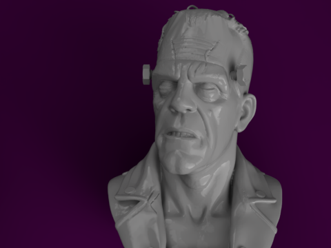 Horror Icons 3D Bust Collection Modello 3D