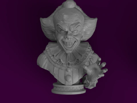 Horror Icons 3D Bust Collection 3D Model