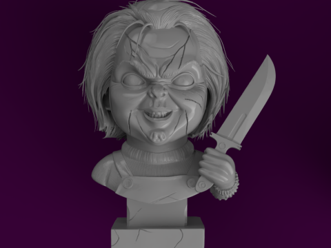 Horror Icons 3D Bust Collection Modello 3D