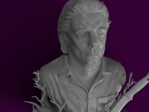 Horror Icons 3D Bust Collection Modello 3D