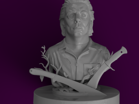 Horror Icons 3D Bust Collection Modello 3D