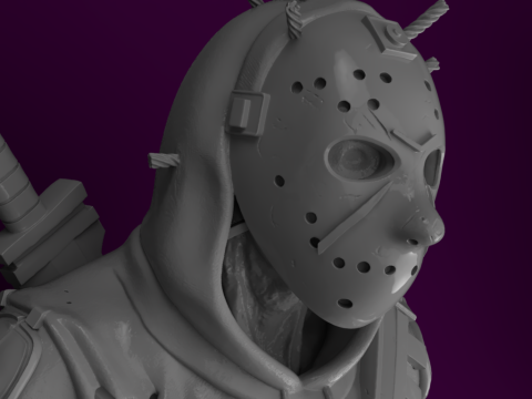 Horror Icons 3D Bust Collection Modello 3D