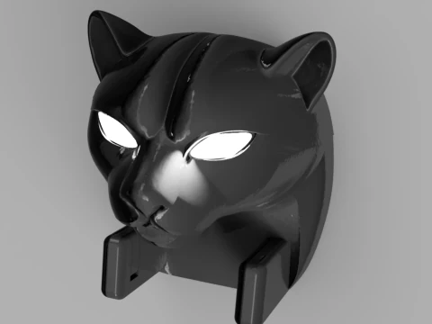 Panthera Paper Roll Holder 3D Model
