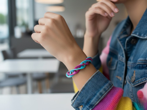Twisted Bracelet 3D Modell