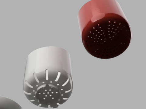 Stylish Draining Cutlery Caddy 3D Model