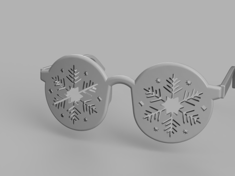 Holiday NYE Novelty Eyewear Kit 3D Model