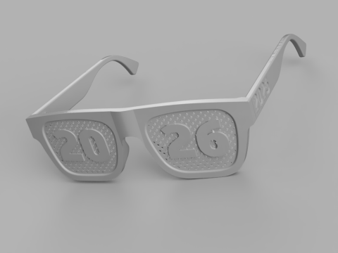 Holiday NYE Novelty Eyewear Kit 3D Model