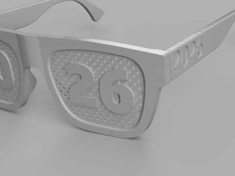 Holiday NYE Novelty Eyewear Kit 3D Model