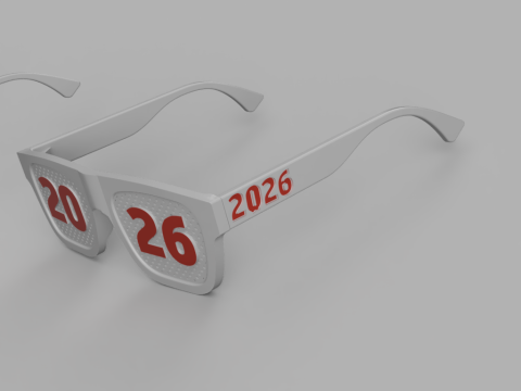 Holiday NYE Novelty Eyewear Kit 3D Model