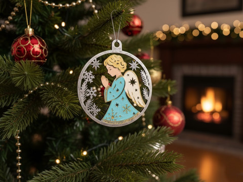 Skomplikowana kolekcja ozdób bożonarodzeniowych Model 3D