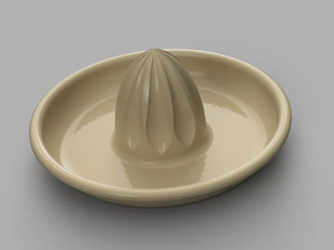 Manual Citrus Juicer 3D Model