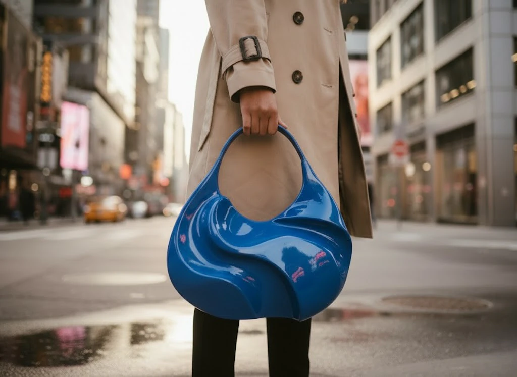 Abstract Fluid Handbag 3D Model .c4d .max .obj .3ds .fbx .stl .blend 