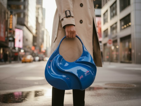 Bolso fluido abstracto Modelo 3D