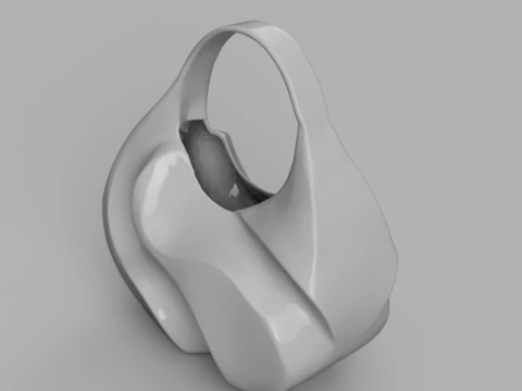 Abstract Fluid Handbag 3D Model
