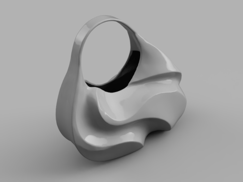 Абстрактна рідка сумочка 3D Модель