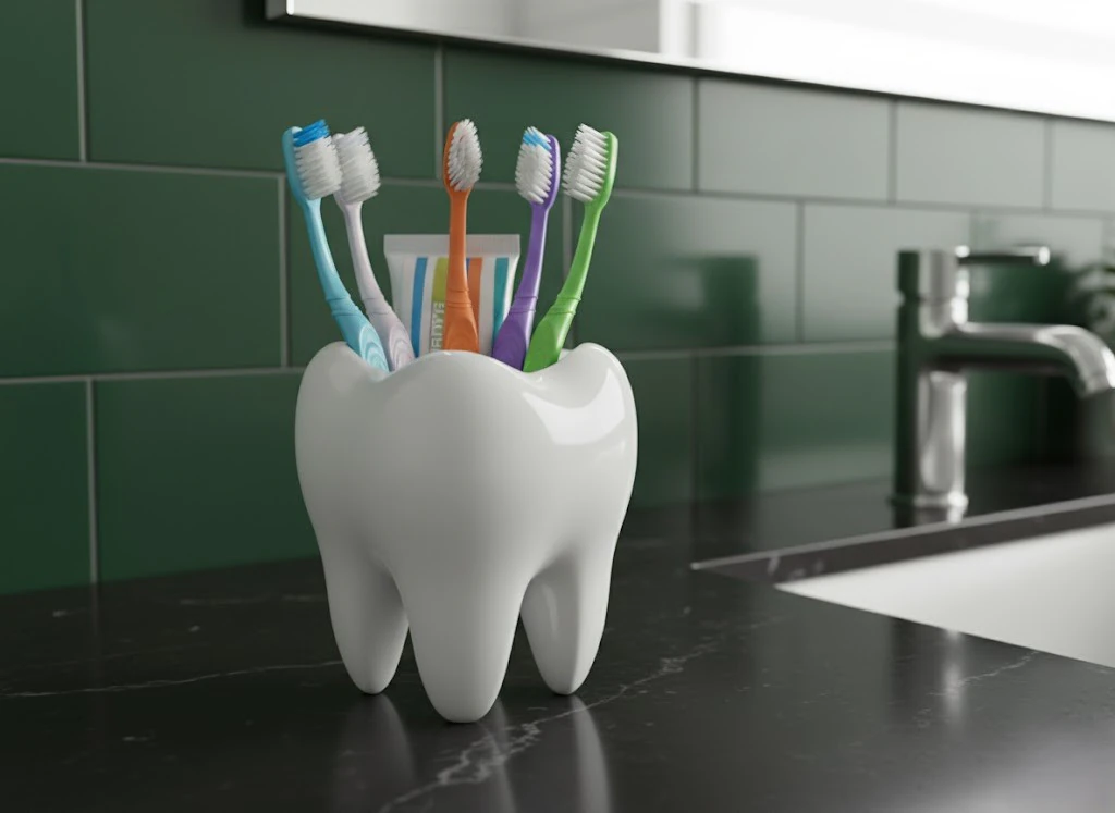 Tooth Container Model 3D Model .c4d .max .obj .3ds .fbx .stl .blend 