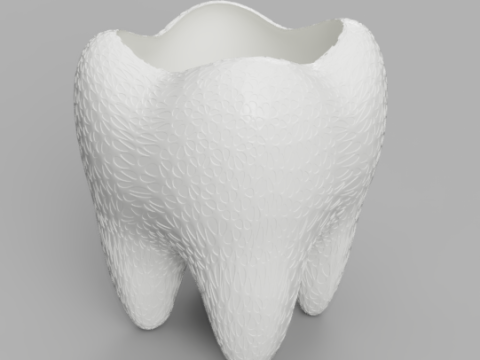 Model pojemnika na zęby Model 3D