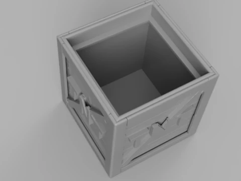 Grinch in TNT Box 3D Model