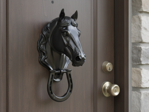Horse Door Knocker 3D Model