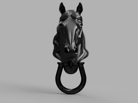 Horse Door Knocker 3D Model