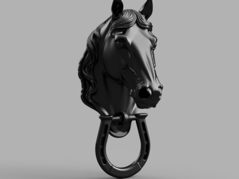 Horse Door Knocker 3D Model