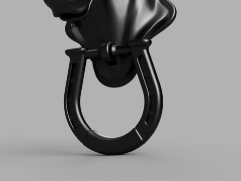 Horse Door Knocker 3D Model