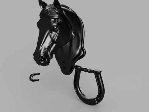 Horse Door Knocker 3D Model