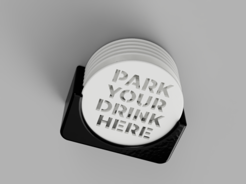 Park Sip Coasters 3D Model
