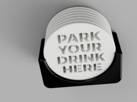Park Sip Coasters 3D Model