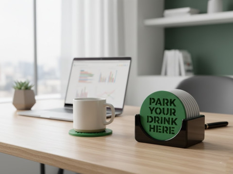 Park Sip Coasters 3D Model