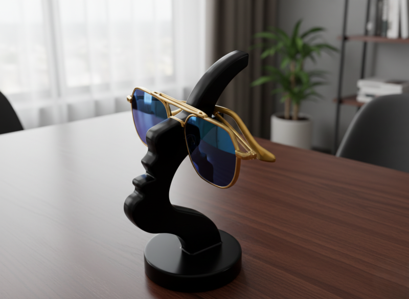 Silhouette Eyewear Stand 3D Model .c4d .max .obj .3ds .fbx .stl .blend