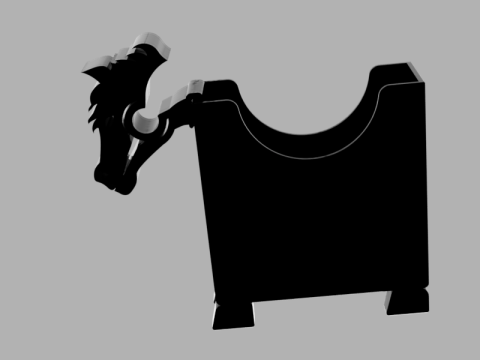 Stallion Memo Station 3D Model