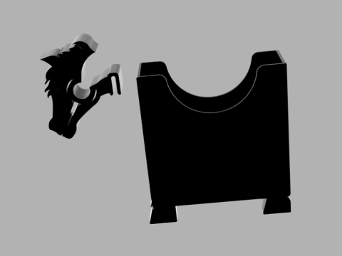 Stallion Memo Station 3D Model