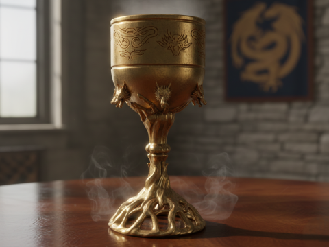 Kelk van de Draak 3D Model