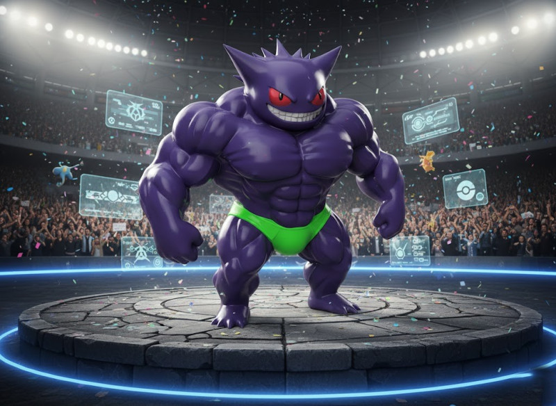 Mode Binatang Gengar Model 3D .c4d .max .obj .3ds .fbx .stl .blend 